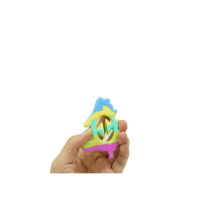 Jucarie senzoriala antistres cu ventuza de decompresie, Antrenare antebrat, Fidget Toy, Model Porcusor, Macarons-2
