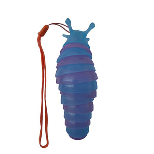 Jucarie Senzoriala Antistres, Flippy, Fidget Toys, Omida Curcubeu, 11 cm, +3 Ani, Albastru/Mov-0