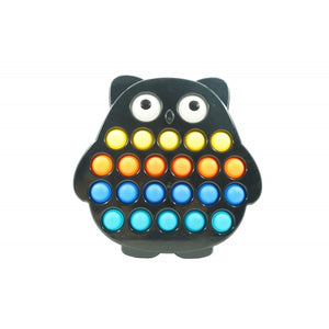 Jucarie senzoriala antistres, Simple Dimple, Bufnita, Multicolor, V2-0
