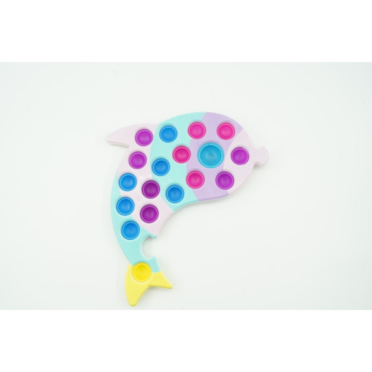 Jucarie senzoriala antistres, Simple Dimple, Delfin, Multicolor-2