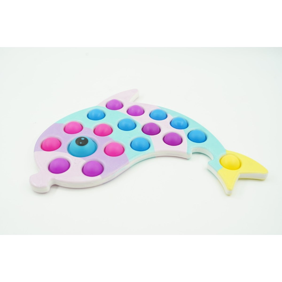 Jucarie senzoriala antistres, Simple Dimple, Delfin, Multicolor-3