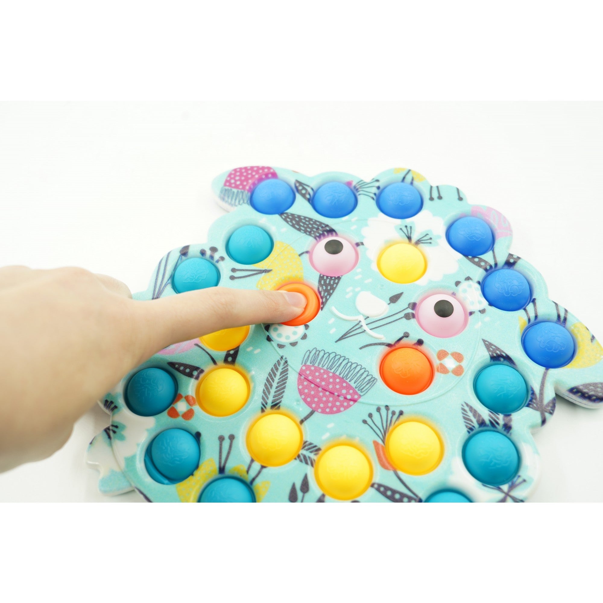 Jucarie senzoriala antistres, Simple Dimple, Oaie, Multicolor, V3-4