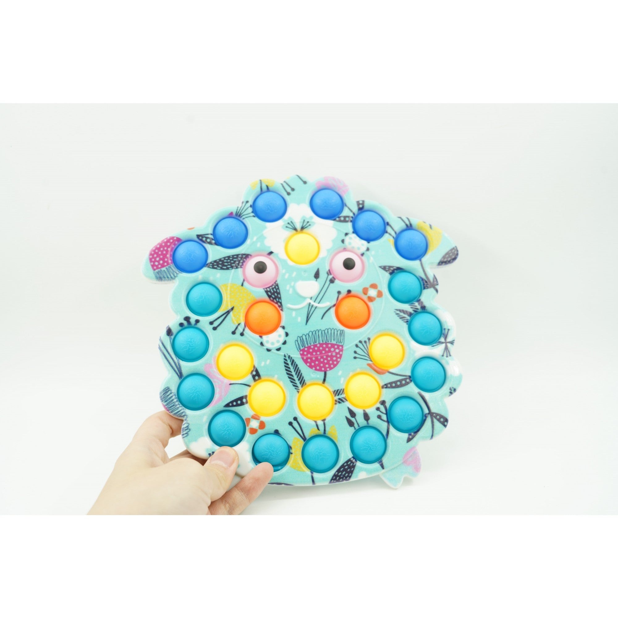 Jucarie senzoriala antistres, Simple Dimple, Oaie, Multicolor, V3-6