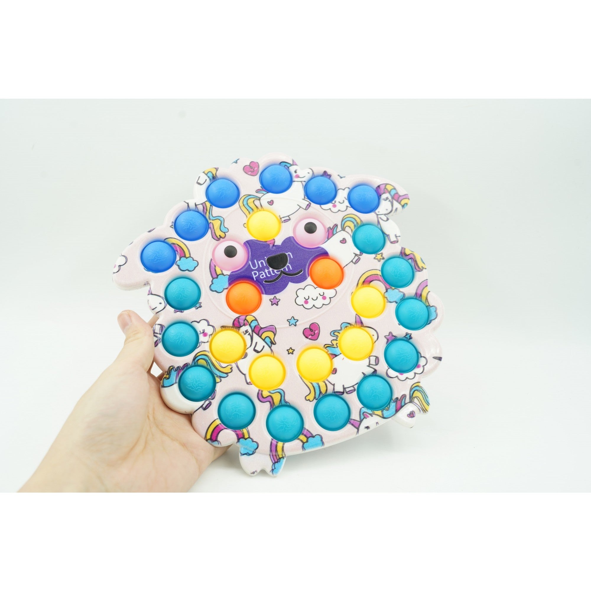 Jucarie senzoriala antistres, Simple Dimple, Oaie, Multicolor, V4-6