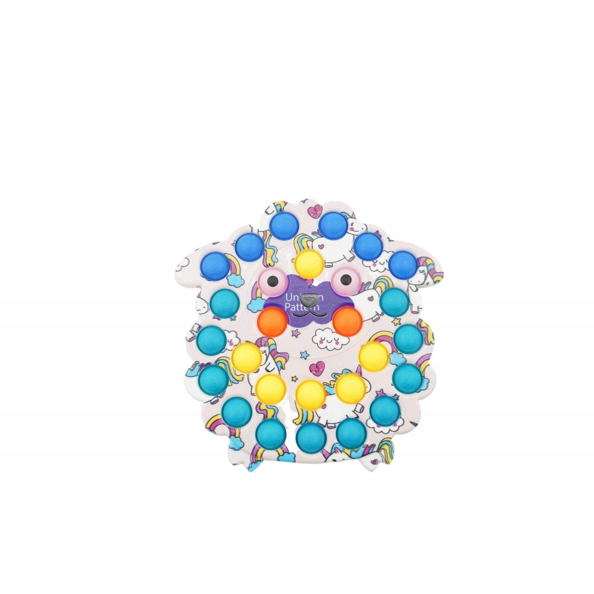 Jucarie senzoriala antistres, Simple Dimple, Oaie, Multicolor, V4-0