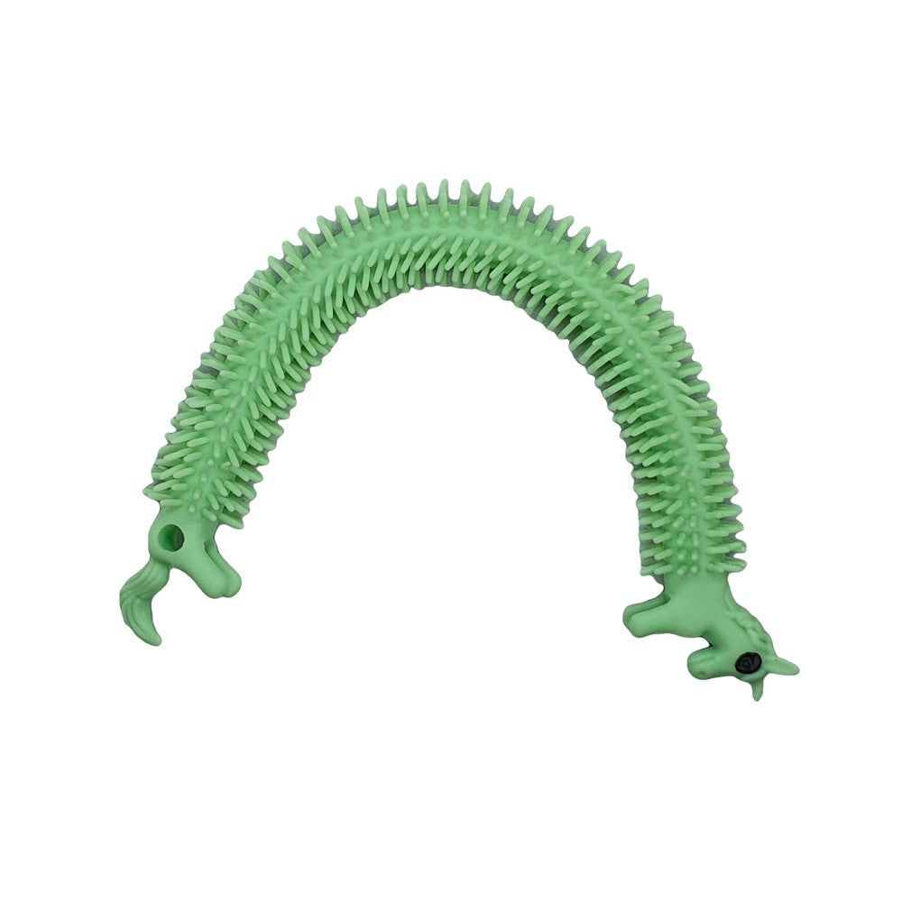 Jucarie senzoriala elastica Flippy, Fidget Noodle, Antistres, Culori Random-6