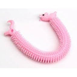 Jucarie senzoriala elastica Flippy, Fidget Noodle, Antistres, Culori Random-8