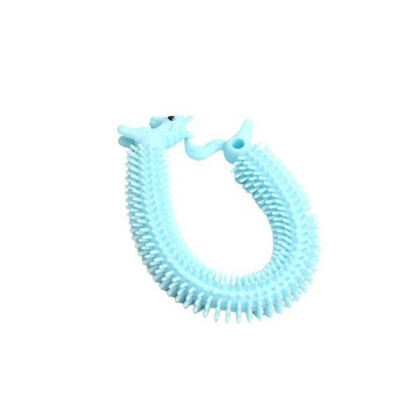 Jucarie senzoriala elastica Flippy, Fidget Noodle, Antistres, Culori Random-0