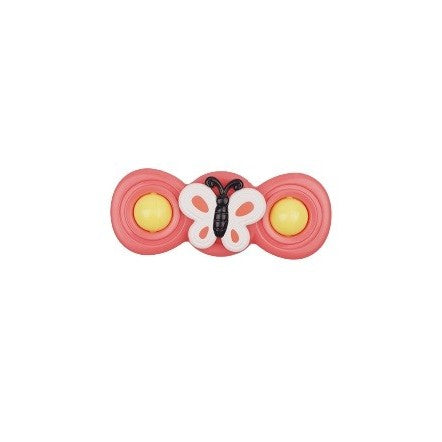 Jucarie Spinner pentru copii cu 2 laturi, Spinimals Fluture, Roz-1