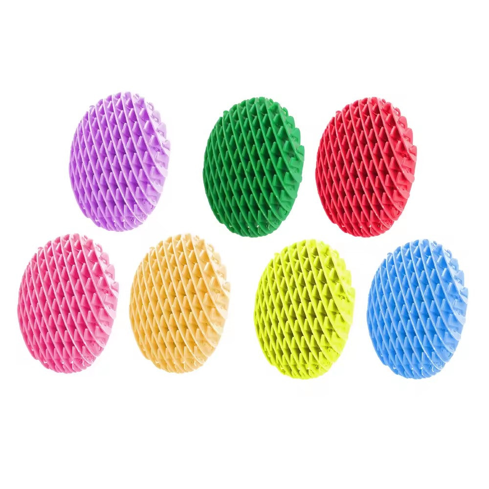 Jucarie Worm Fidget de Decompresie, Flippy, Anti Stres, Dimensiune Compacta 10 cm, Dimensiune Extinsa 24.5 cm, Galben-6
