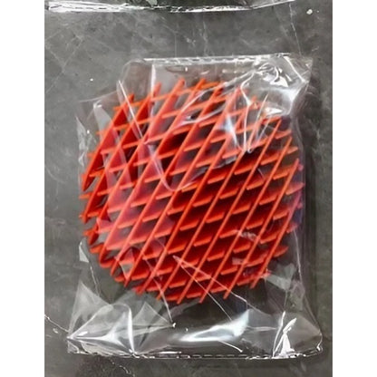 Jucarie Worm Fidget de Decompresie, Flippy, Anti Stres, Dimensiune Compacta 10 cm, Dimensiune Extinsa 24.5 cm, Portocaliu-1
