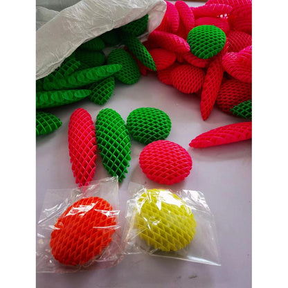 Jucarie Worm Fidget de Decompresie, Flippy, Anti Stres, Dimensiune Compacta 10 cm, Dimensiune Extinsa 24.5 cm, Verde-9