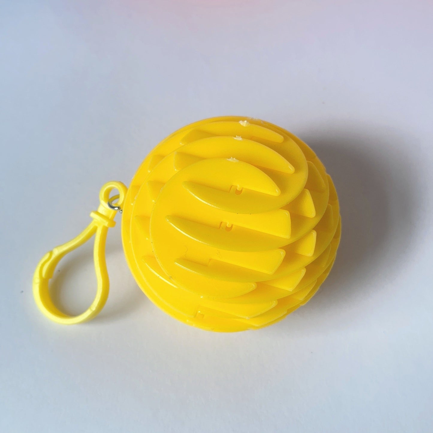 Jucarie Worm Fidget de Decompresie, Flippy, Anti Stres, Dimensiune Compacta 6 cm, Dimensiune Extinsa 15.5 cm, Galben-4