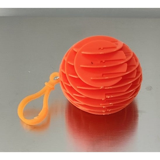 Jucarie Worm Fidget de Decompresie, Flippy, Anti Stres, Dimensiune Compacta 6 cm, Dimensiune Extinsa 15.5 cm, Portocaliu-5