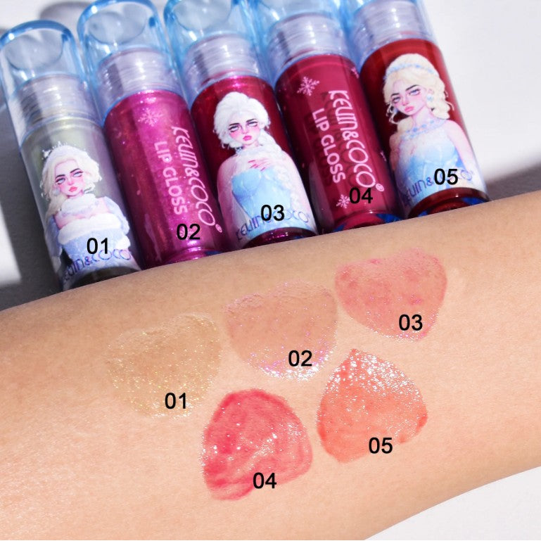 Set de Machiaj Kevin&Coco, 30 de Culori, Farduri de Pleoape, Iluminatoare Lichide, Lip Gloss-uri, Blush, Glitter, Model Regina Ghetii, 24.5x21.2x8.7 cm, Multicolor-7