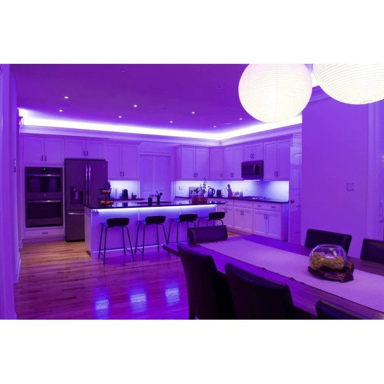 Kit Banda Led RGB SMD 5050 cu Transformator inclus Flippy - Lungime 5 M, 270 LED-uri, Telecomanda 44 taste, pentru TV, PC, Auto, IP65, Lumina Ambientala-11