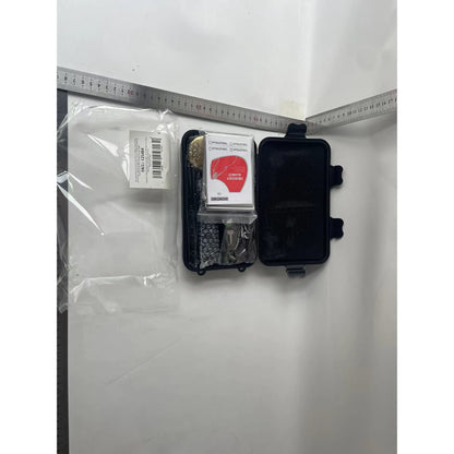 Kit supravietuire multifunctional 16 in 1 Flippy, Instrumente profesionale, Agatatoare ghiozdan, pentru Camping, Drumetii, Aventuri in aer liber, borseta inclusa, negru-9