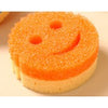 Burete de Vase, Flippy, Rotund Model Smiley Face, 10x4 cm, Portocaliu-0