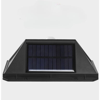 Lampa cu incarcare solara pentru exterior, 100 LED cu distanta de inductie, montaj pe perete, fara cabluri, cu 4 fete, Flippy-1