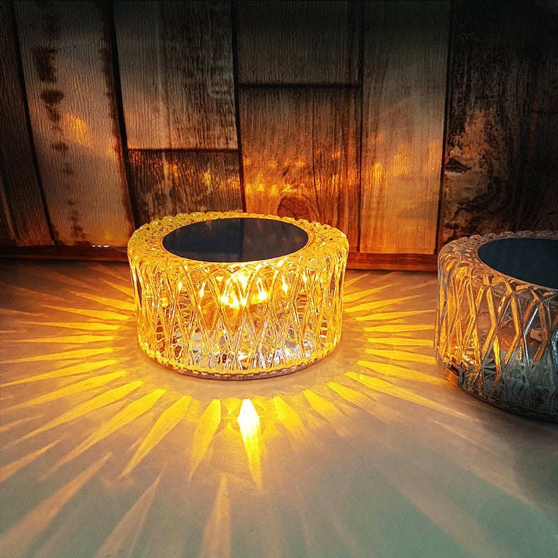 Lampa de birou pe LED RGB 16, Flippy, dimmer tactil, 3 nivele de intensitate, incarcare USB, 3W, Cristal Acrilic, 6x12 cm, cu telecomanda, ciub de pasare, transparent-2