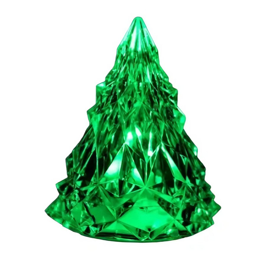 Lampa de Veghe, Flippy, Model IceBerg, Lumina Calda, cu Baterii, Verde, 6.5x8 cm-0