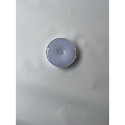 Lampa de Veghe LED, Flippy, cu Senzor de Miscare, Doua Tipuri de Lumina Alb Rece, Incarcare USB, Intrerupator On/Off/Auto, 0.6W, 300mAh, Design Rotund, Alb, 8.5x2.3 cm-4