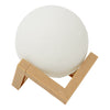 Lampa de veghe luna 3D Moon Light, lumina LED alb cald, alimentare baterii, fara acumulator, stand din plastic inclus, ø 10 cm, Flippy-0
