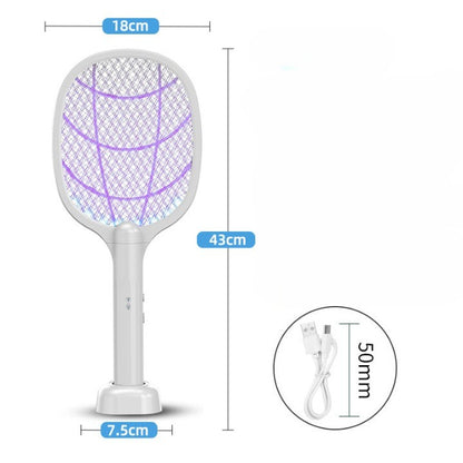 Lampa Electrica Impotriva Tantarilor, Flippy, 43x18x7.5 cm, Cablu USB Inclus, Alb-2