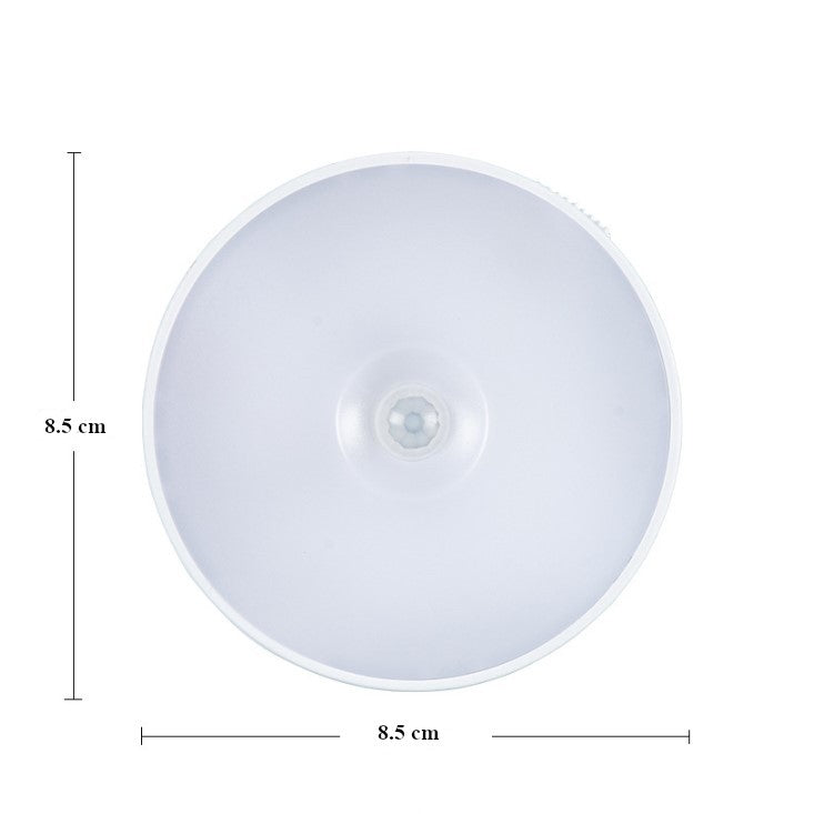 Lampa LED cu senzori de miscare, incarcare USB,3.7V, 400mah, 8.5 x 2 cm, material ABS, portabila, pentru camera bebelusului, dormitor, bucatarie, baie, 2 culori, lumina calda si rece, carcasa alba-4
