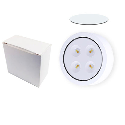 Lampa Led Flippy, Fara Fir, cu Baterii, 3 Culori de Lumina, cu Telecomanda, din Plastic, Alb-2