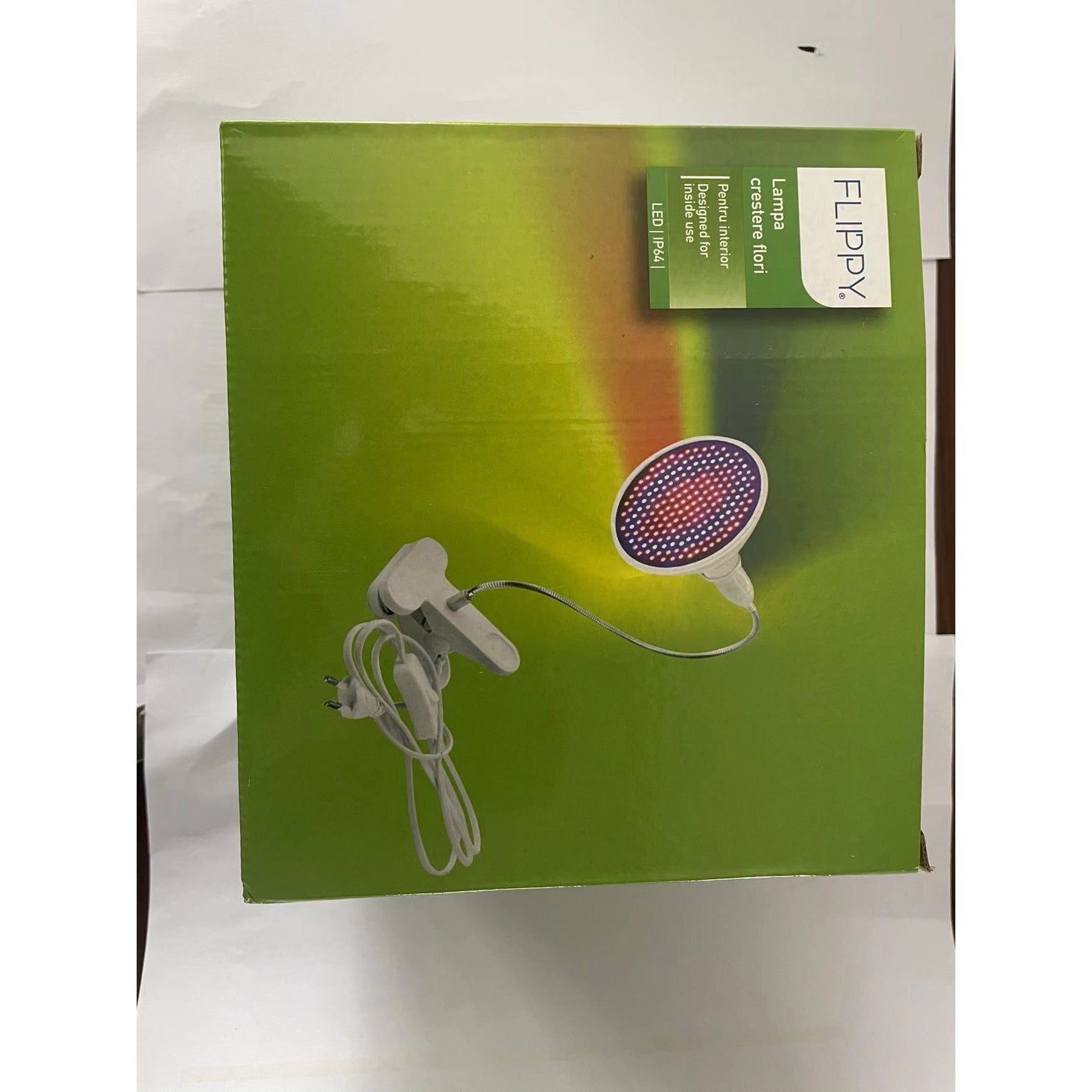 Lampa pentru cresterea plantelor de interior, Flippy, nu emana caldura, 290 leduri, 2 culori , prindere cu clips, 46x11.5x9.2 cm-6