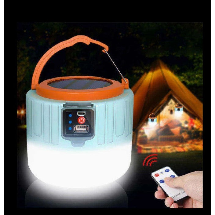 Lampa Portabila, Flippy, Incarcare Solara + USB, Afisaj Inteligent al Bateriei, Raza de Actiune 32 mp, 6x9x11 cm, 3 Moduri, Alb-1