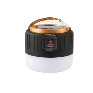Lampa Portabila, Flippy, Incarcare Solara + USB, Afisaj Inteligent al Bateriei, Raza de Actiune 32 mp, 6x9x11 cm, 3 Moduri, Negru-0