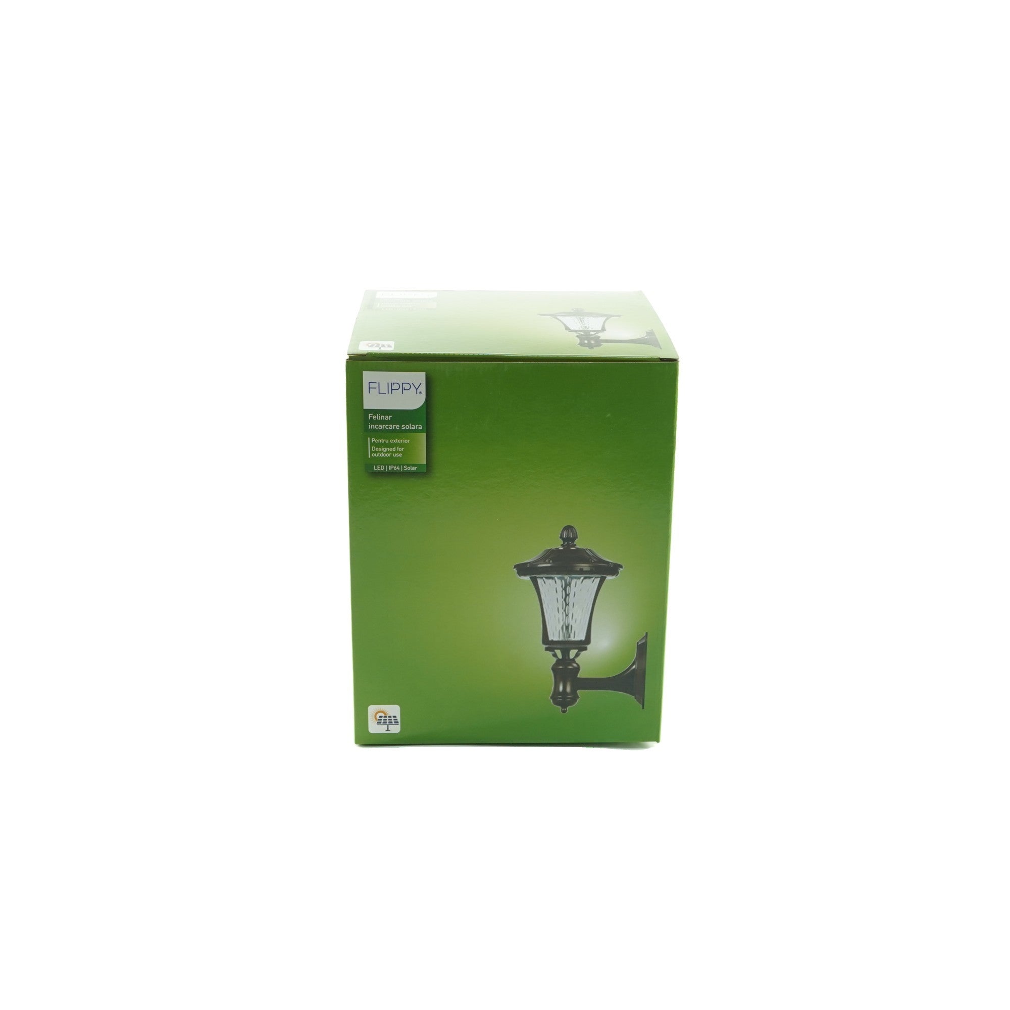 Lampa solara cu prindere de perete, Flippy, Alb cald-5