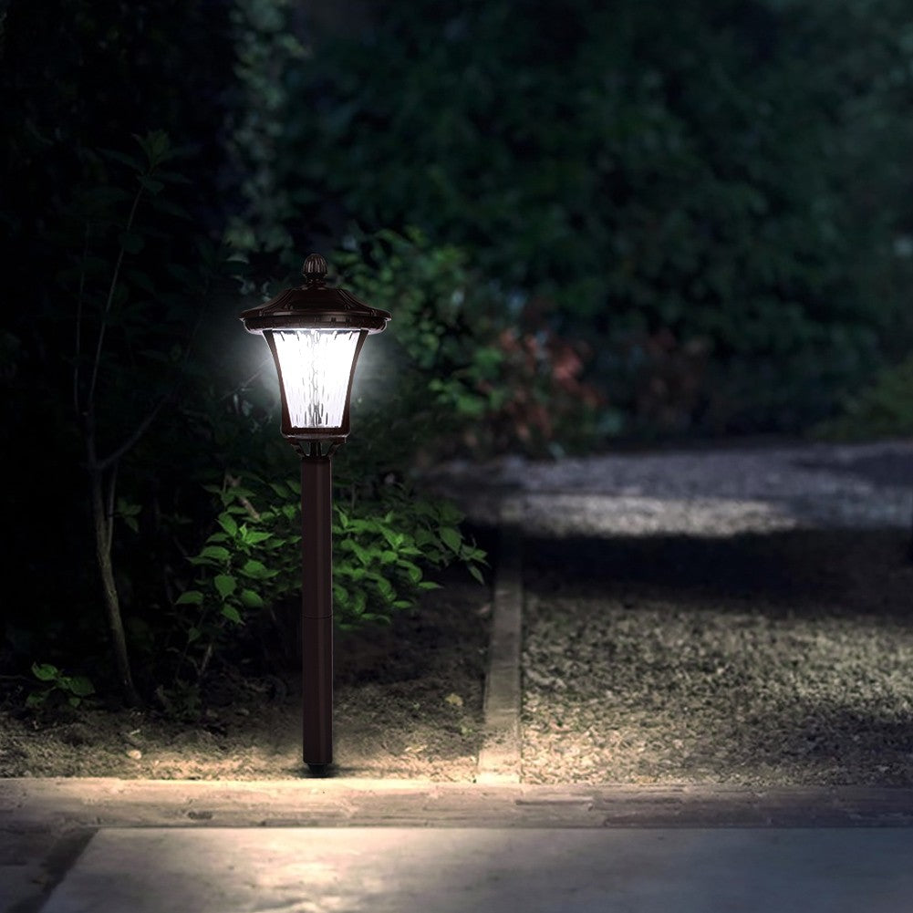 Lampa solara cu prindere in pamant, Flippy, inaltime 65 cm, Alb Rece-6