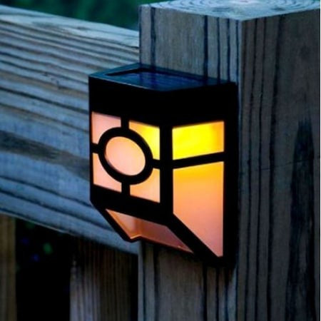 Lampa solara cu senzor Geometric, IP65, Lumina Alb cald, Flippy-10
