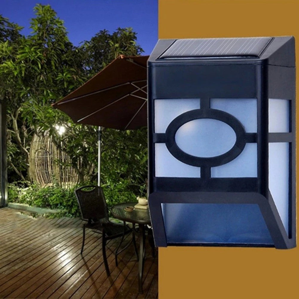 Lampa solara cu senzor Geometric, IP65, Lumina Alb rece, Flippy-4