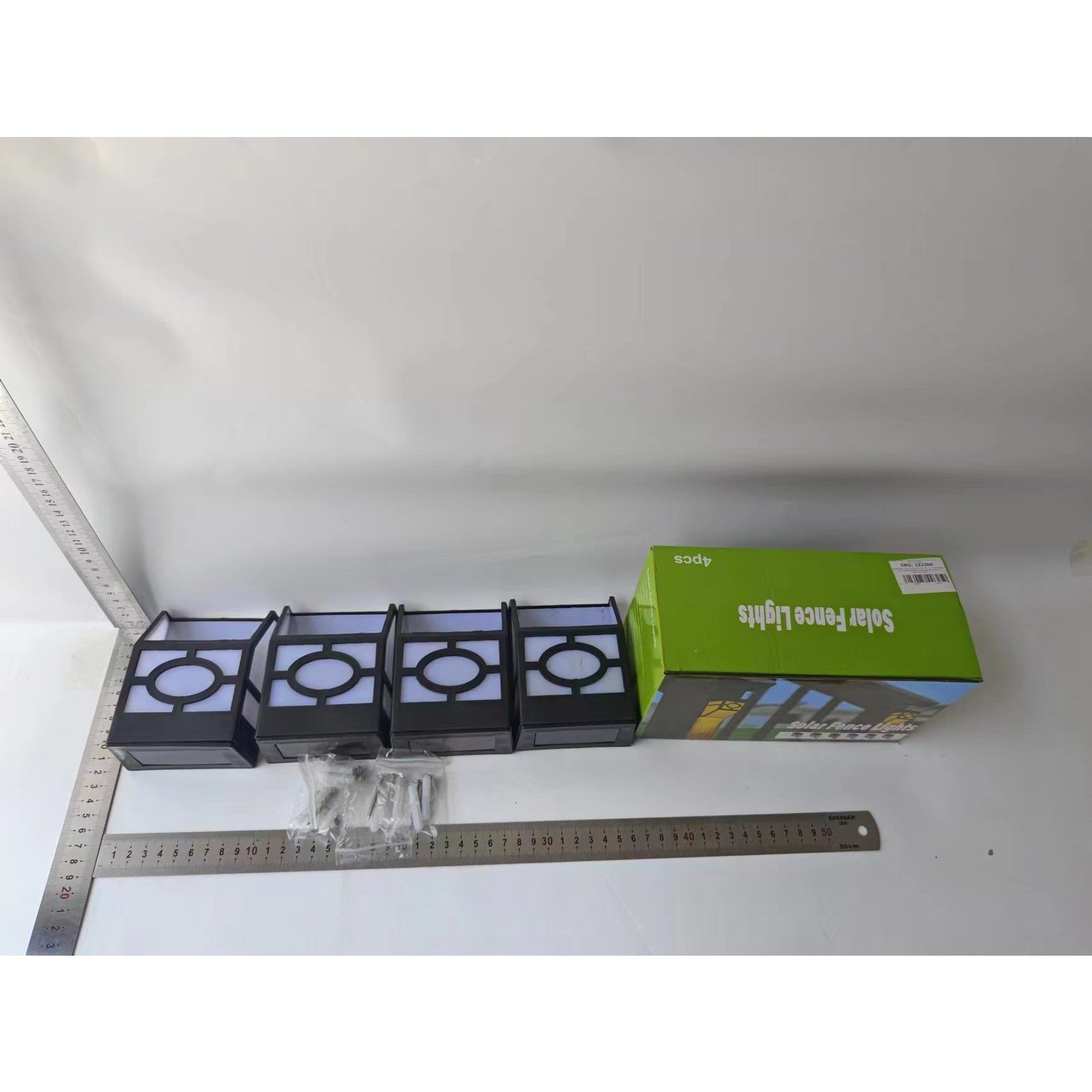 Lampa solara cu senzor Geometric, IP65, Lumina Alb rece, Flippy-10