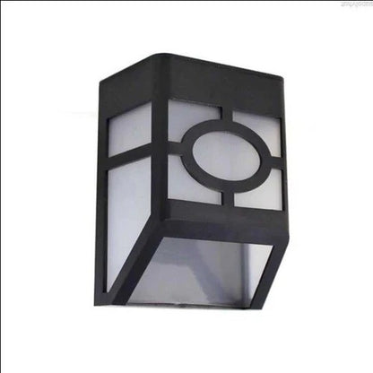 Lampa solara cu senzor Geometric, IP65, Lumina colorata, Flippy-5