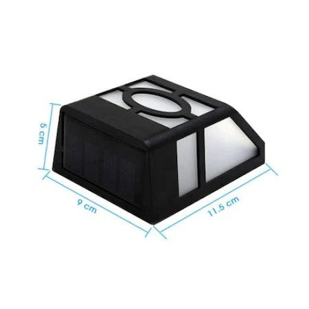 Lampa solara cu senzor Geometric, IP65, Lumina colorata, Flippy-7