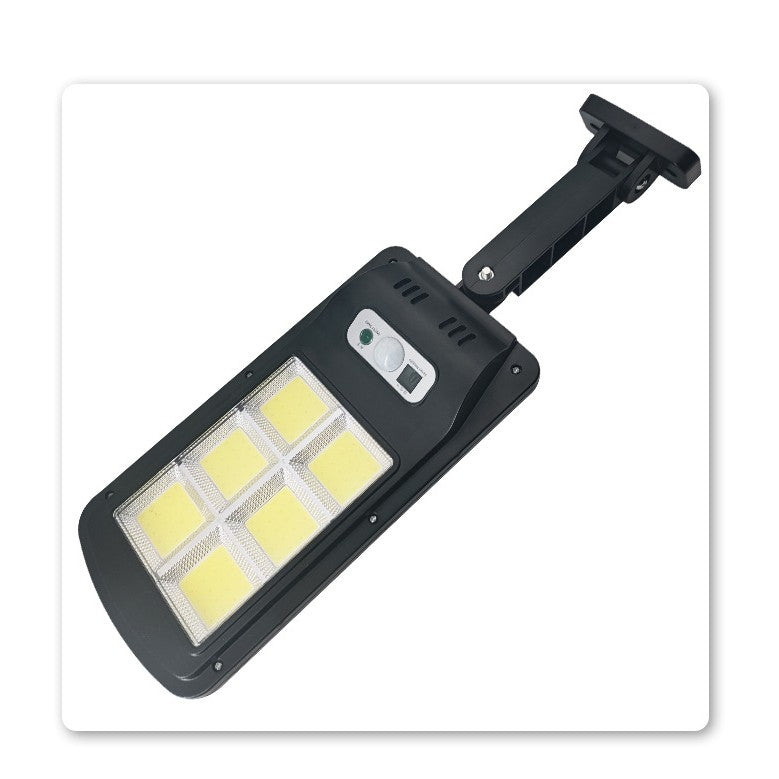 Lampa Solara De Exterior LED Flippy, 36 cm x 11.5 cm, 2880 Lumeni 120 COB LED 24 W - echivalent 192 W bec incadescent, IP65, Senzor de Miscare, Senzor de Lumina, 6 Grile, Alb Rece-2
