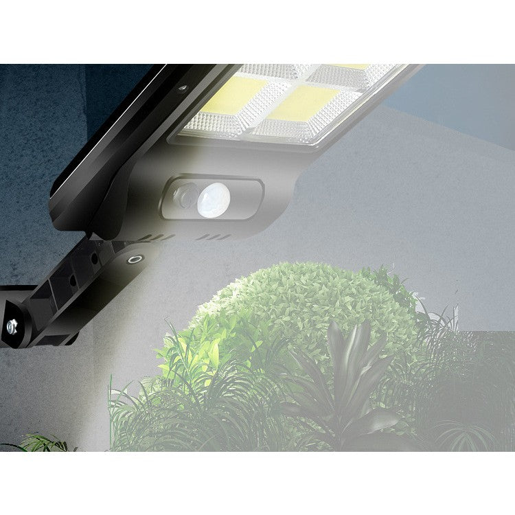 Lampa Solara De Exterior LED Flippy, 36 cm x 11.5 cm, 2880 Lumeni 120 COB LED 24 W - echivalent 192 W bec incadescent, IP65, Senzor de Miscare, Senzor de Lumina, 6 Grile, Alb Rece-4