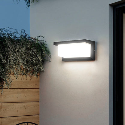 Aplica Solara De Exterior LED Flippy,  13.5 cm x 8 cm, 150 Lumeni 60 LED 18W,  IP65, 3 trepte de lumina, Senzor de Lumina, FORMA ARC, Alb Rece-1