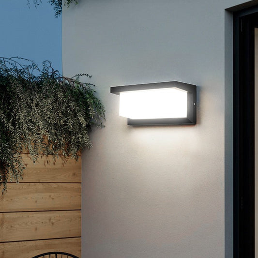 Aplica Solara De Exterior LED Flippy,  13.5 cm x 8 cm, 150 Lumeni 60 LED 18W,  IP65, 3 trepte de lumina, Senzor de Lumina, FORMA ARC, Alb Rece-1