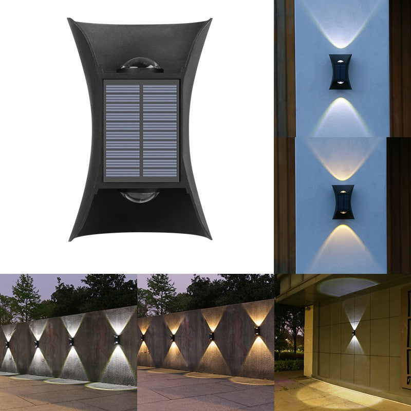 Lampa solara LED bidirectionala bicolora Flippy, comutator culoare led, IP65, rezistent la apa, baterie 1.5 V, 400mah, 2 LED-uri, 13.5 x 9 cm, material ABS, multicolor-5