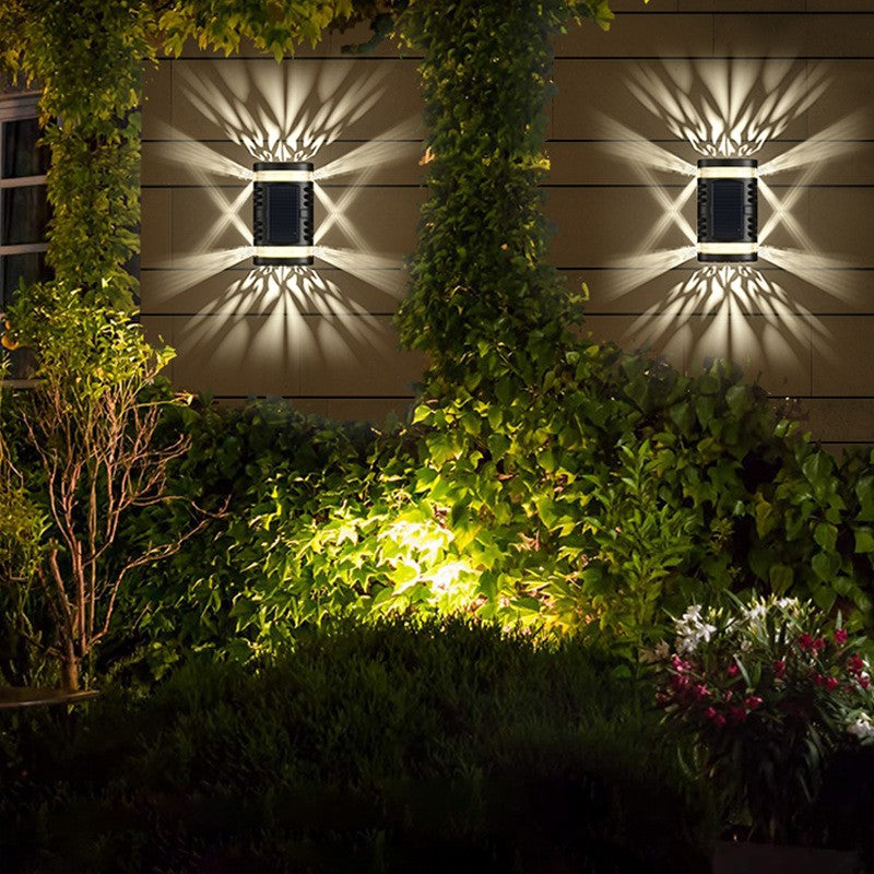 Lampa solara LED decorativa cu lumina bidirectionala Flippy,  IP65, 1.2V, 600mah, 15.1 x 9 x 6 cm, material ABS, alb cald-5