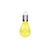 Lampa Solara LED Decorativa sub forma de Bulb, pentru exterior, suspendata, IP65, Ultron Galben, Flippy-0