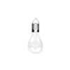 Lampa Solara LED Decorativa sub forma de Bulb, pentru exterior, suspendata, IP65, Ultron Transparent, lumina calda, Flippy
