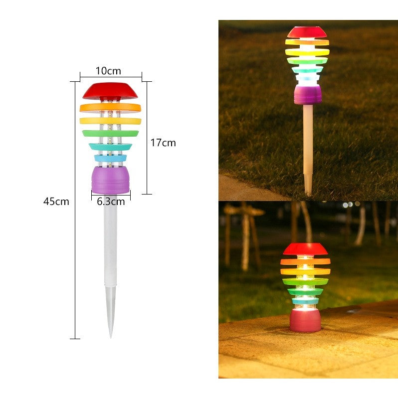 Lampa solara LED design modern pentru gradina Flippy, inaltime 45 cm, 2 moduri de utilizare, 45 x 10 cm, material sticla si ABS, 2V, ABS, 600mAh, alb cald si alb rece, mulicolor-1