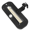 Lampa solara LED dreptunghiulara pentru perete Flippy, 18 x 7 cm, senzor miscare, 6V, ABS, 2200mAh, rezistent la apa, culoare alb rece, suport negru-0